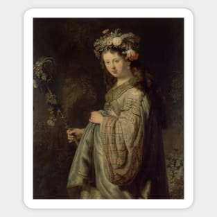 Flora by Rembrandt Sticker